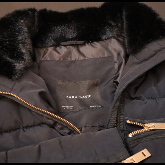 ZARA Basics Black Coat - Women’s - Picture 2 of 3